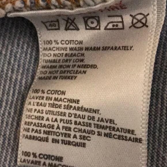 BDG Distressed Raw Hem Fly Zip Skirt S Boho Classic Costal Cowgirl Festival - Picture 10 of 10